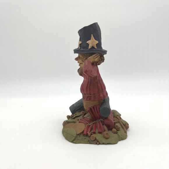 Vintage Tom Clark Statue Patriotic Gnome Uncle Sam Top Hat Figurine Decor - Picture 4 of 8